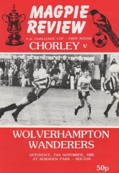 Chorley v Wolverhampton Wanderers 15-Nov-1986