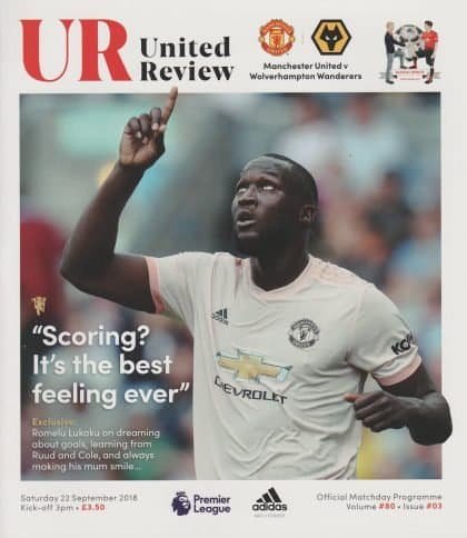 Manchester United v Wolverhampton Wanderers 22-Sep-2018