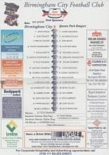 Birmingham City v Queens Park Rangers 25-Sep-1999