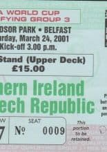 Northern Ireland v Czech Republic 24-Mar-2001