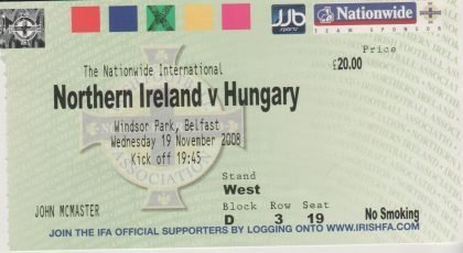 Northern Ireland v Hungary 19-Nov-2008