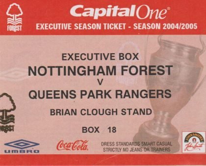 Nottingham Forest v Queens Park Rangers 04-Dec-2004