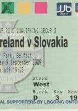 Northern Ireland v Slovakia 09-Sep-2009