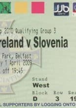 Northern Ireland v Slovenia 01-Apr-2009