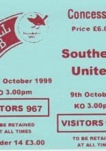 Cheltenham Town v Southend United 09-Oct-1999