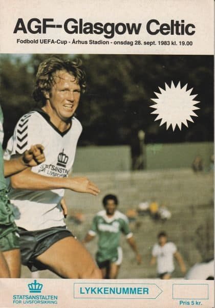 Aarhus v Glasgow Celtic  28-Sep-1983