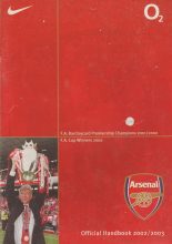 Arsenal Official Handbook 2002-03