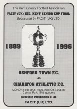 Ashford Town v Charlton Athletic  06-May-1996