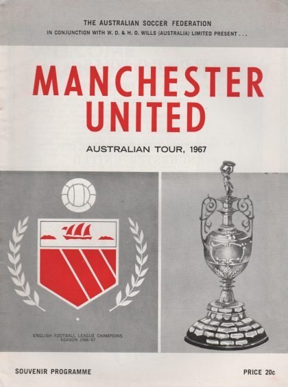 New South Wales Select v Manchester United  18-June-1967