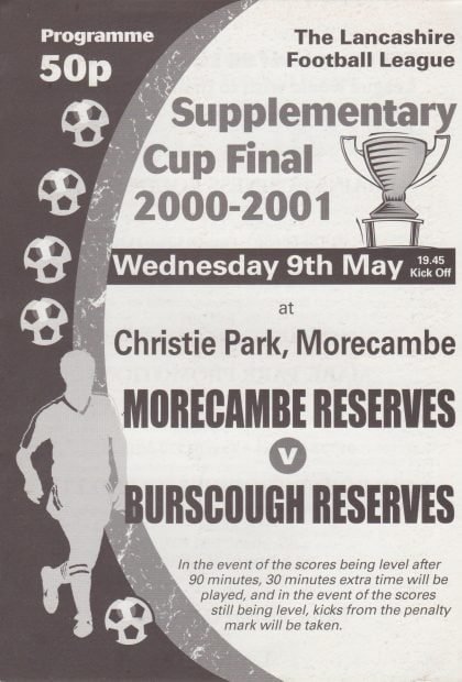 Morecambe Reserves v Burscough Reserves 09-May-2001