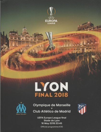 Olympique Marseille v Atletico Madrid  18-May-2018