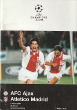 Ajax v Atletico Madrid  05-Mar-1997