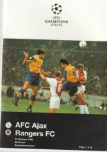 Ajax v Glasgow Rangers   16-Oct-1996