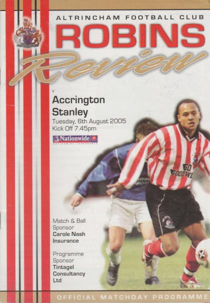 Altrincham v Accrington Stanley 06-Aug-2005