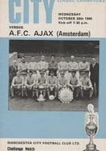 Manchester City v Ajax Amsterdam 30-Oct-1968