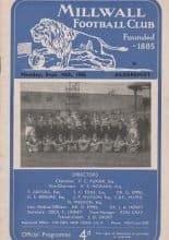 Millwall v Aldershot 10-Sep-1956