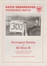 Accrington Stanley v All Stars XI  20-May-1984