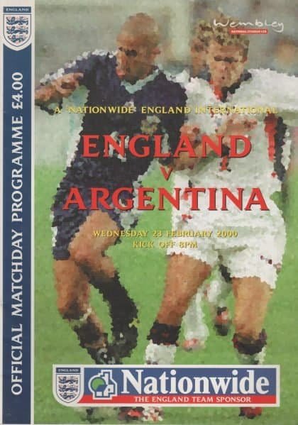 England v Argentina 23-Feb-2000