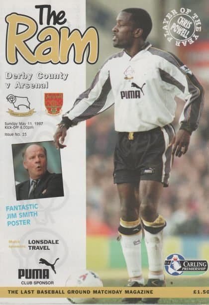 Derby County v Arsenal 11-May-1997