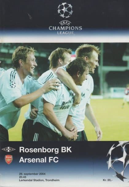 Rosenborg v Arsenal  29-Sep-2004