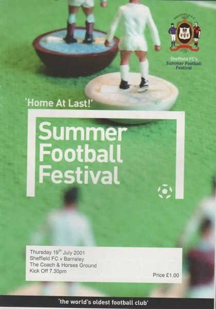 Sheffield FC v Barnsley 19-Jul-2001