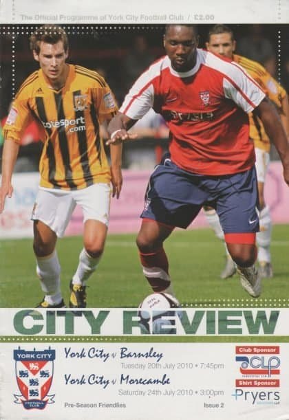 York City v Barnsley 20-Jul-2010