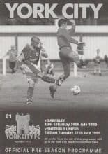 York City v Sheffield United 27-Jul-1999