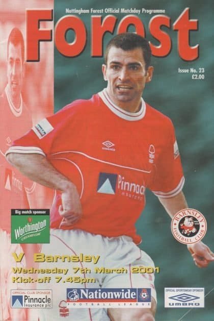 Nottingham Forest v Barnsley 07-Mar-2001