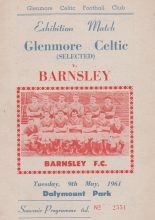 Glenmore Celtic v Barnsley  09-May-1961