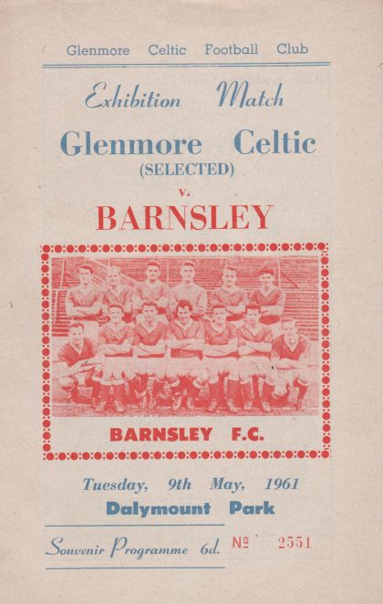 Glenmore Celtic v Barnsley  09-May-1961