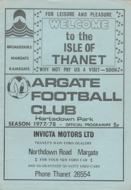 Margate v Basingstoke  28-Jan-1978
