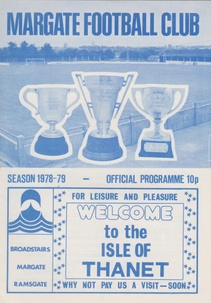 Margate v Bath City 30-Dec-1978