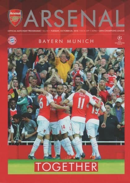 Arsenal v Bayern Munich 20-Oct-2015