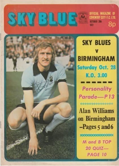 Coventry City v Birmingham City 28-Oct-1972