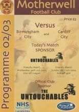 Motherwell v Birmingham City 24-Jul-2002