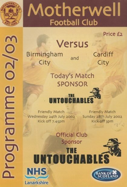 Motherwell v Birmingham City 24-Jul-2002