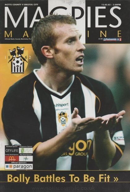 Notts County v Bristol City 15-Feb-2003