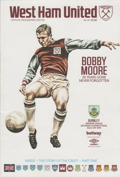 West Ham United v Burnley 10-Mar-2018