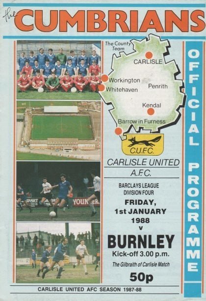 Carlisle United v Burnley 01-Jan-1988