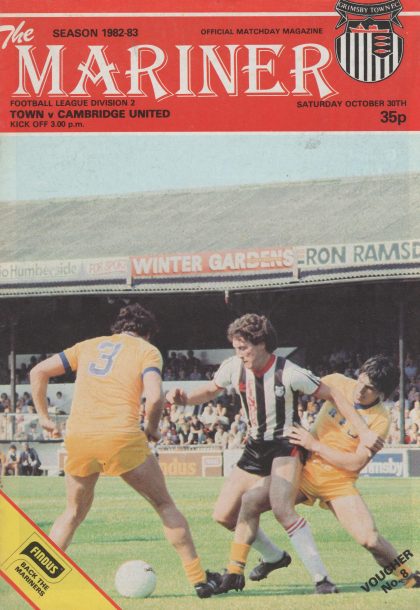 Grimsby Town v Cambridge United 30-Oct-1982