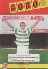 Middlesbrough v Glasgow Celtic  26-Jul-1992