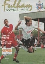 Fulham v Charlton Athletic 01-Aug-1997