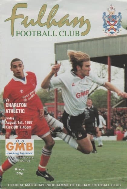Fulham v Charlton Athletic 01-Aug-1997