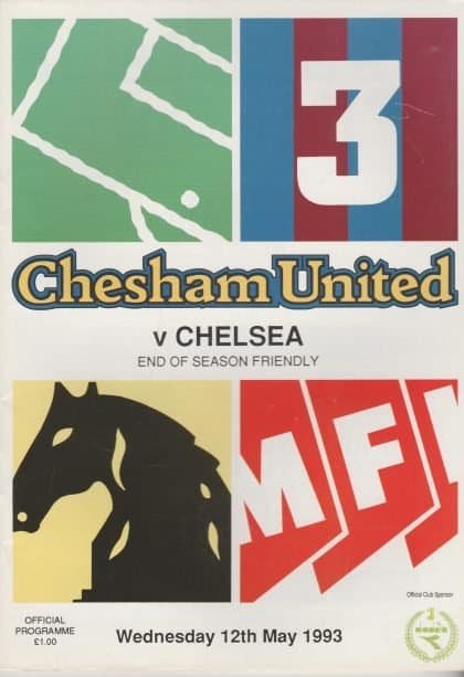Chesham United v Chelsea  12-May-1993