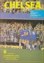 Chelsea v Coventry City 03-Nov-1984