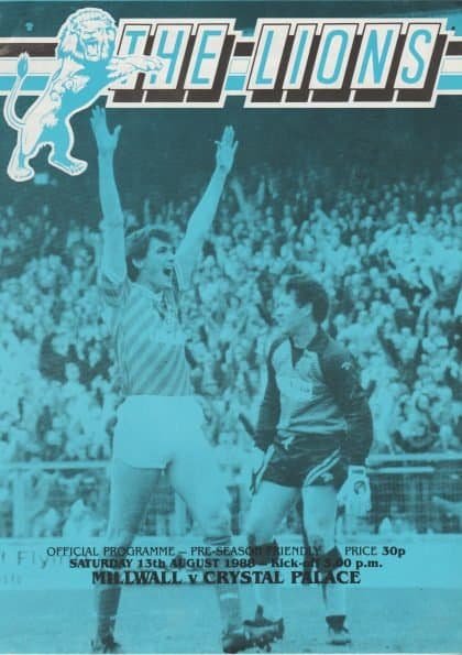 Millwall v Crystal Palace  13-Aug-1988