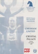 Chesham United v Crystal Palace  03-Aug-1993