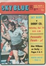 Coventry City v Derby County 14-Apr-1973