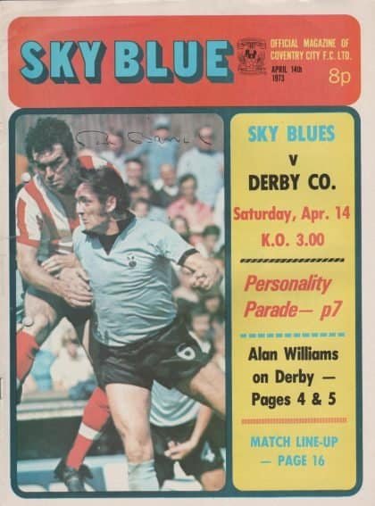 Coventry City v Derby County 14-Apr-1973