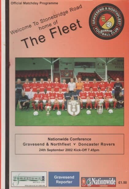Gravesend & Northfleet v Doncaster Rovers 24-Sep-2002